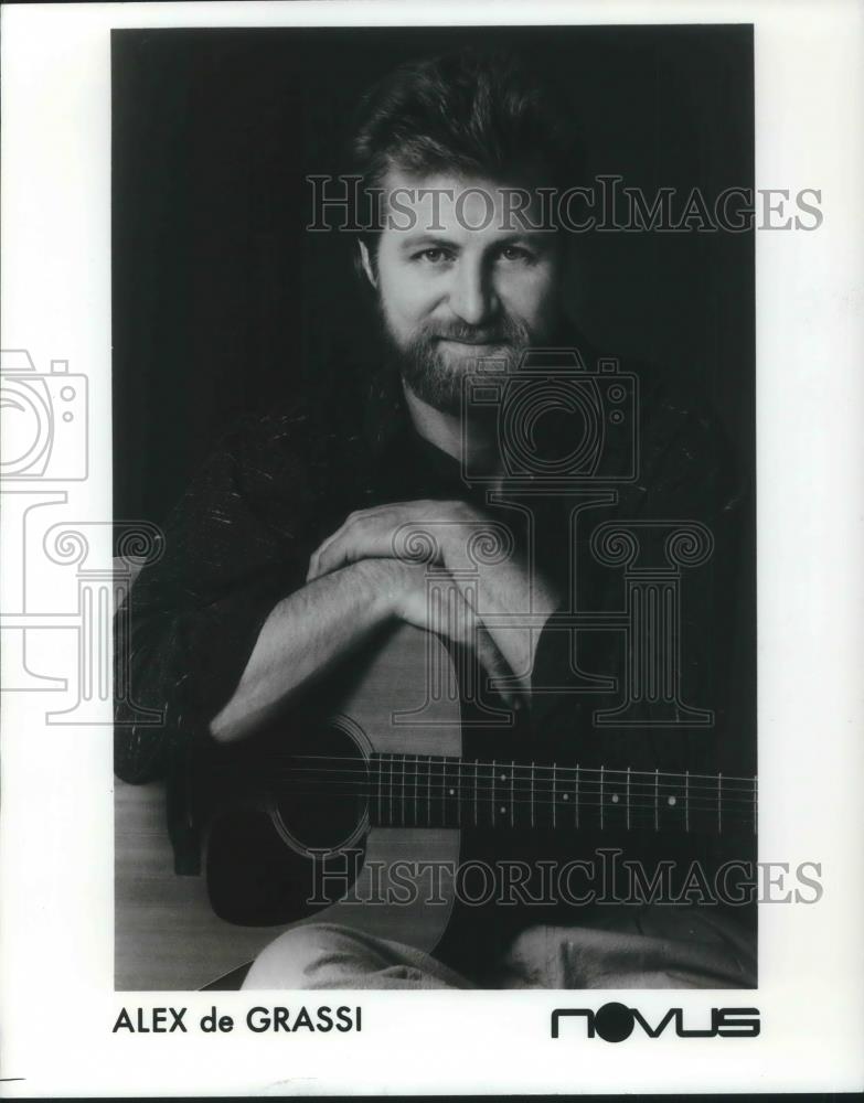 Ale Grassi 1987 Press Photo Alex de Grassi Fingerstyle Guitarist - cvp04335 ...