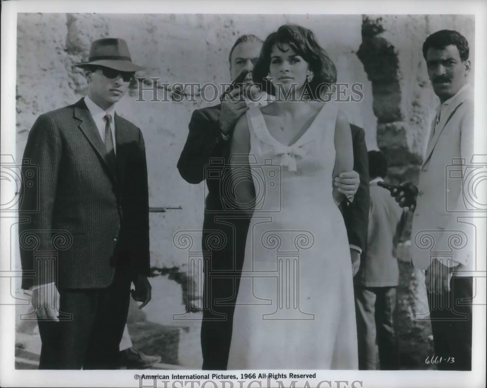 1967 Press Photo Senta Berger in Bang! Bang! You're Dead - Historic Images