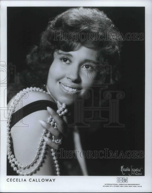 1977 Press Photo Cecelia Calloway - cvp07559 - Historic Images