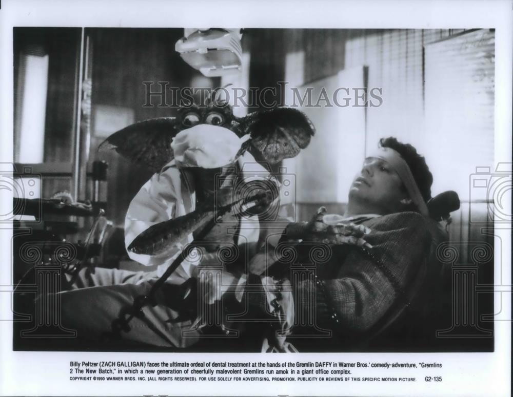 1991 Press Photo Zach Galligan in Gremlins 2 The New Batch - cvp08898 - Historic Images