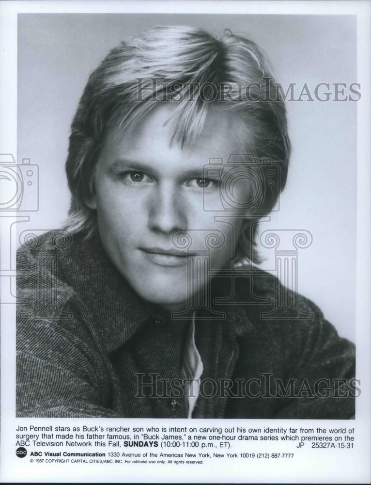 1987 Press Photo Jon Pennell stars in Buck James - cvp08730 - Historic Images
