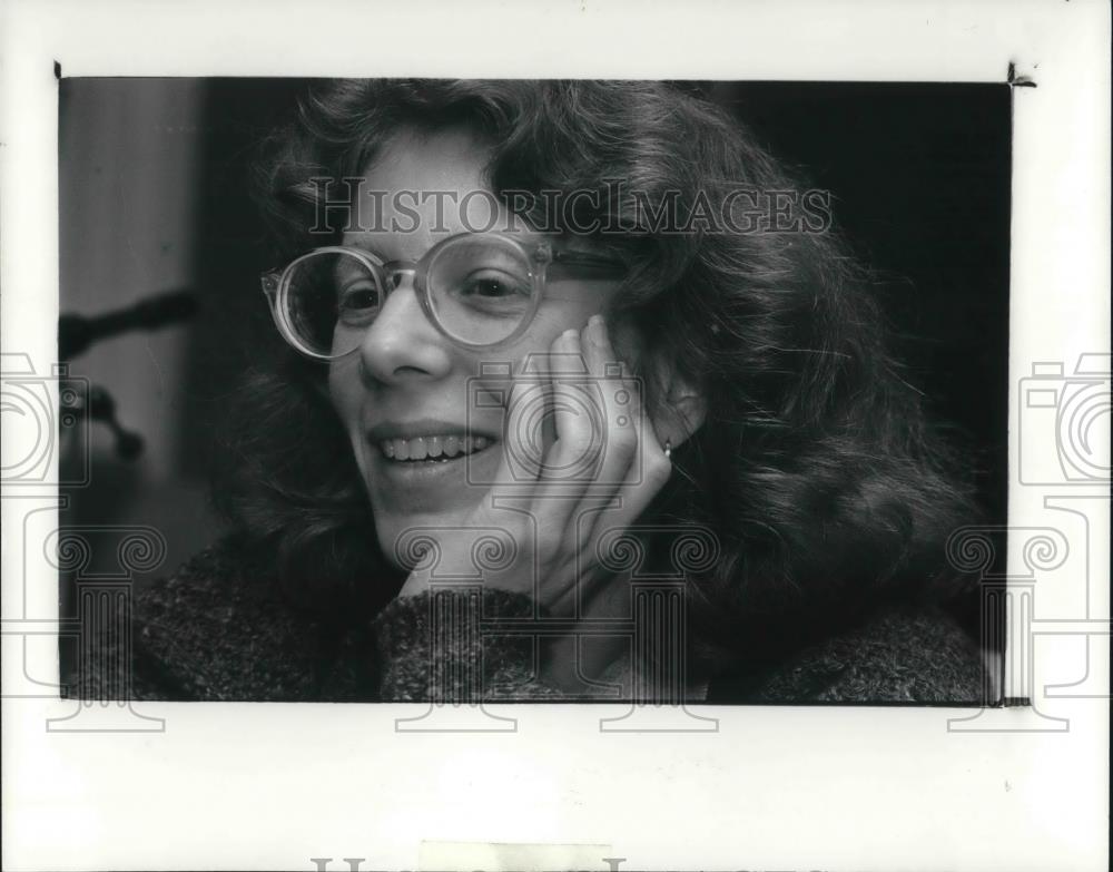 1989 Press Photo Terry Gross host and co-executive producer of Fresh Air - Historic Images
