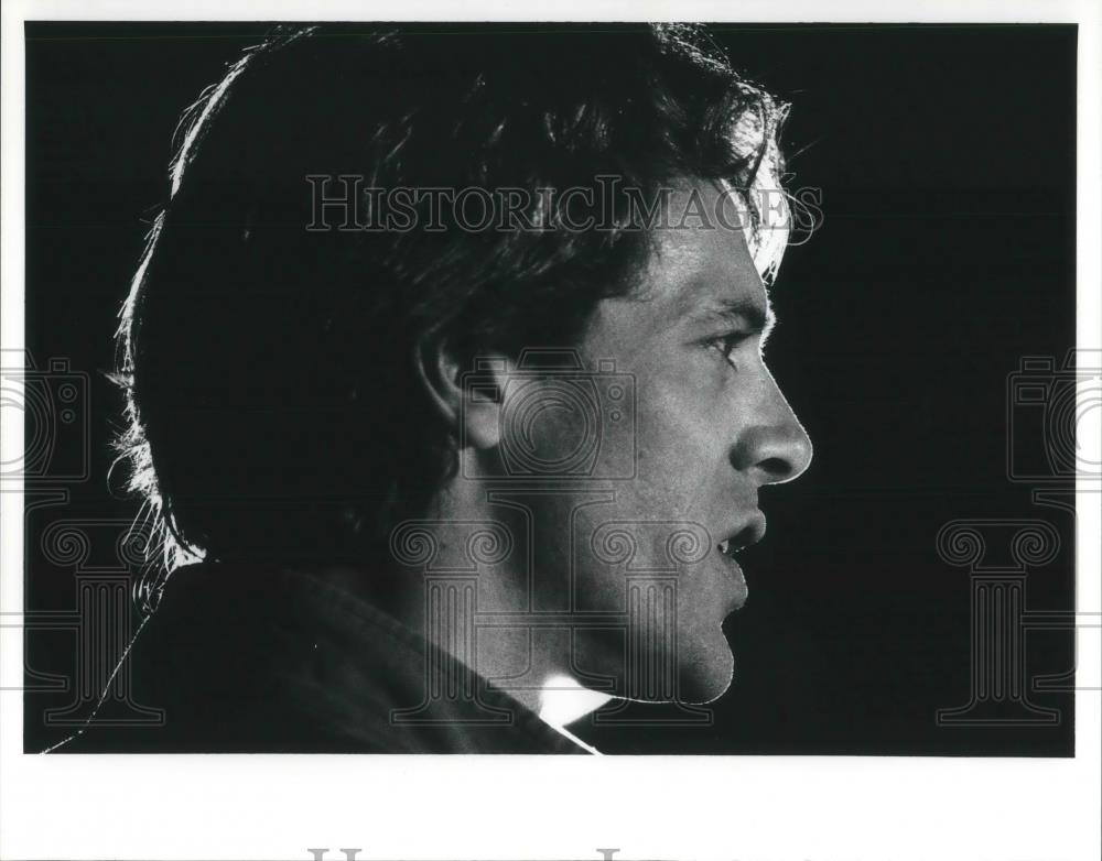 1989 Press Photo Stewart Copeland Musician Composer Opening Cleveland Opera - Historic Images
