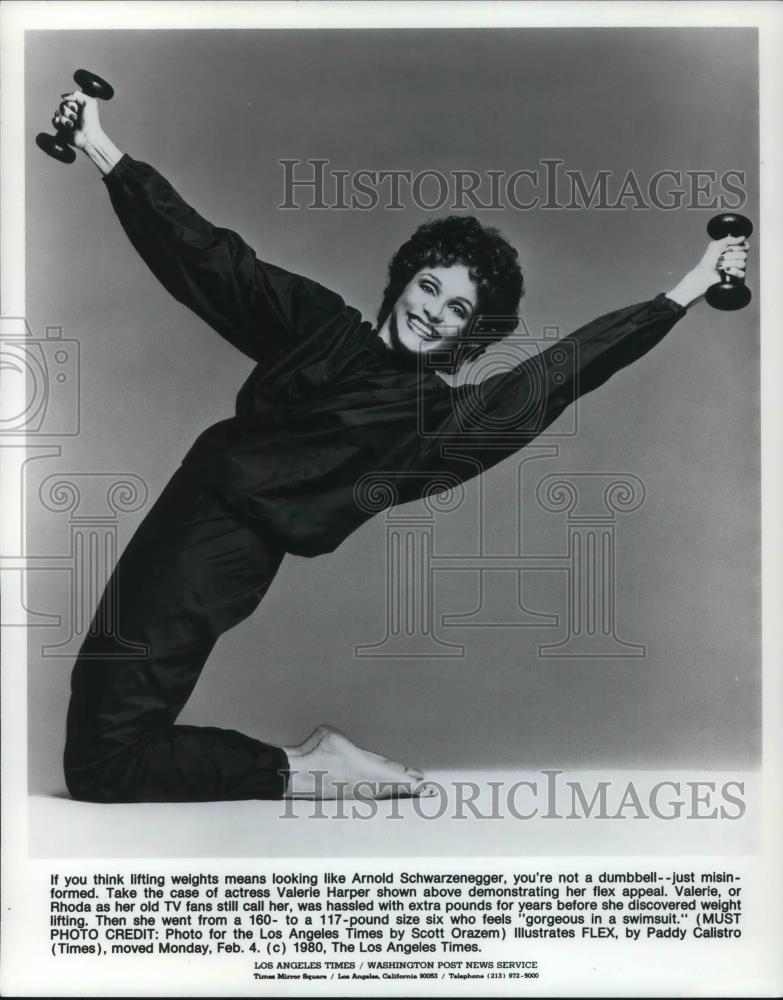 1980 Press Photo Valerie Harper - cvp17055 - Historic Images