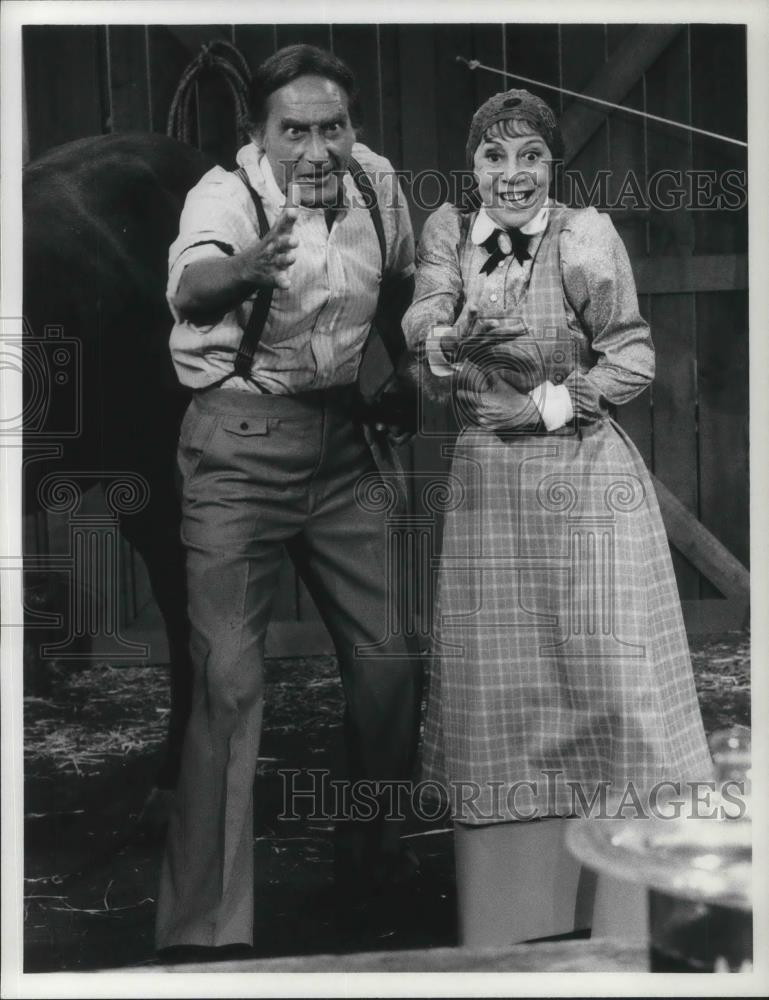 1978 Press Photo Sid Caesar and Imogene Coca in A Salute to American Imagination - Historic Images
