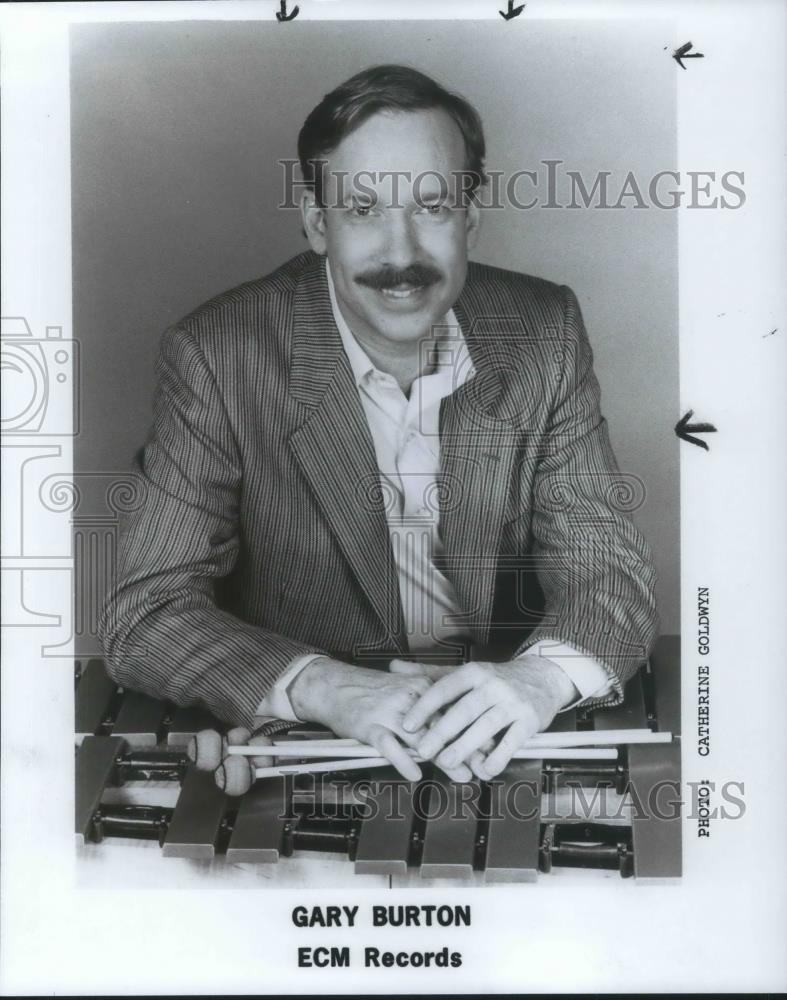 1984 Press Photo Gary Burton Jazz Vibraphone Player Composer - cvp07078 - Historic Images