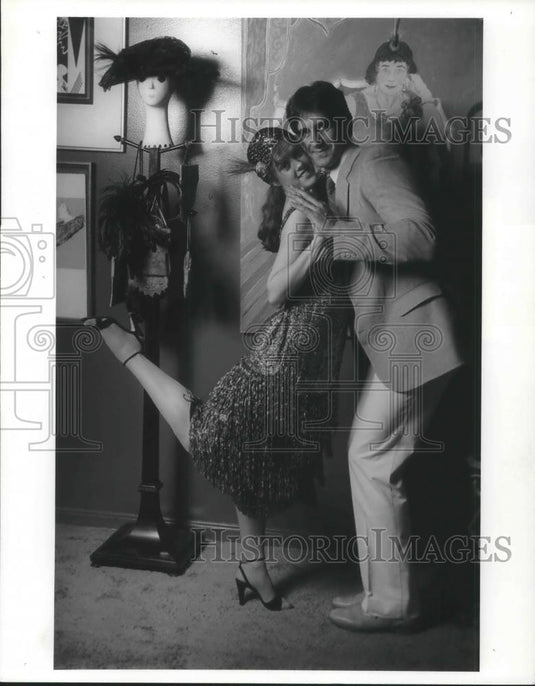 1982 Press Photo Cynthia Graham Don Fibich Great Cleveland Ballet Dance Marathon - Historic Images