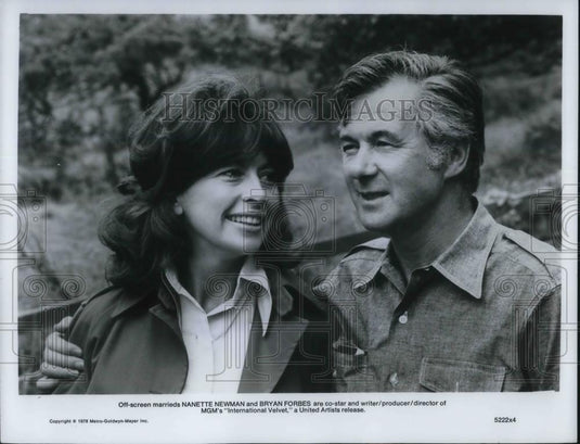 1978 Press Photo Nanette Newman & Bryan Forbes in International Velvet - Historic Images
