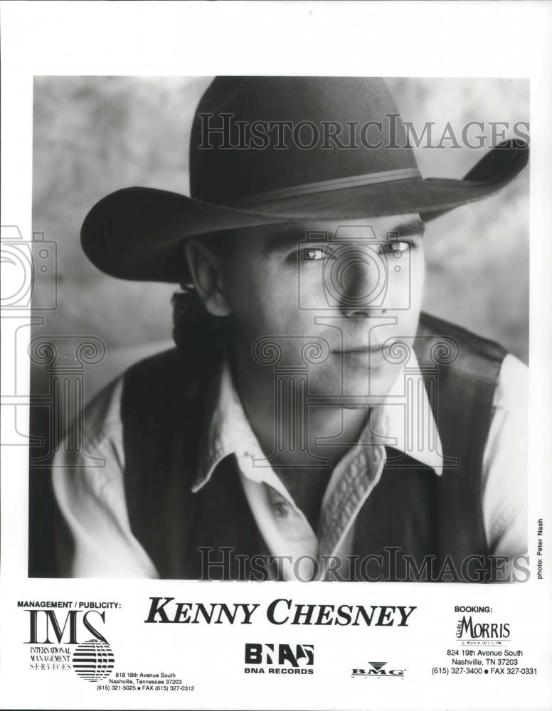 1999 Press Photo Kenny Chesney - cvp07112 - Historic Images