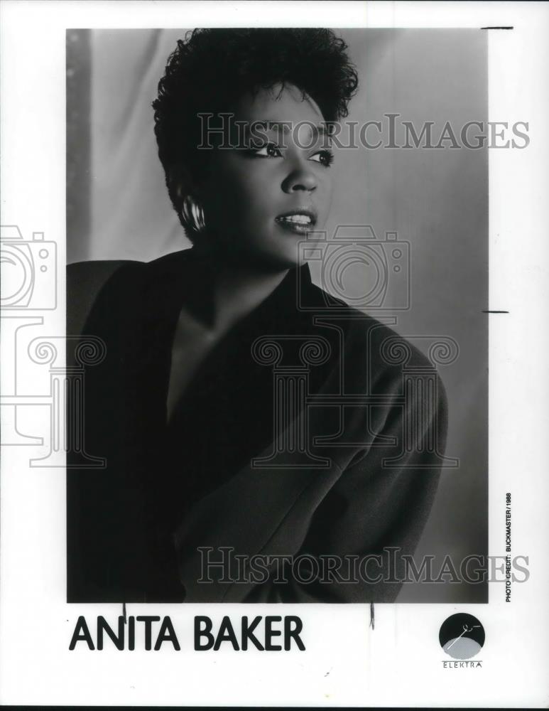 1989 Press Photo Anita Baker Singer Entertainer - cvp14800 - Historic Images