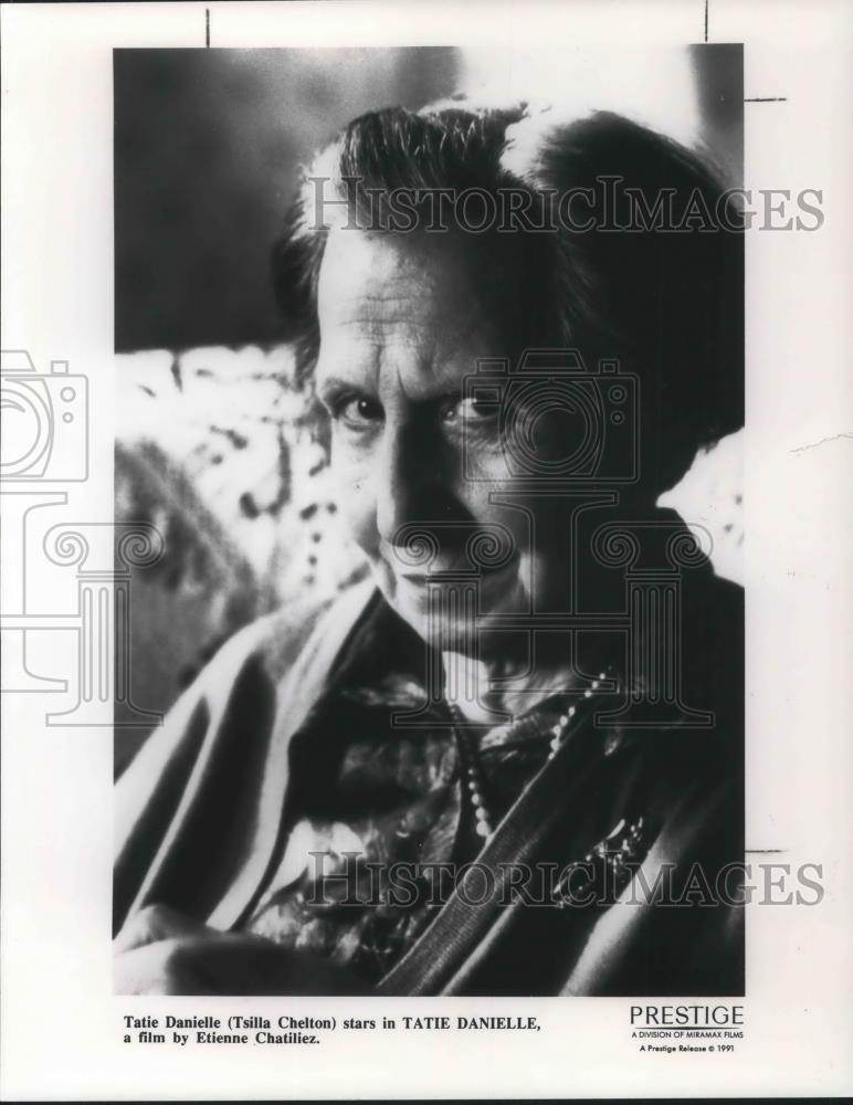 1991 Press Photo Tsilla Chelton in Tatie Danielle - cvp07104 - Historic Images