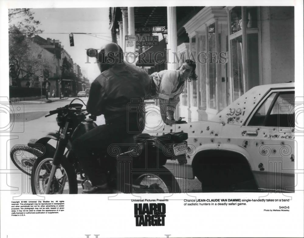 1991 Press Photo Jean Claude Van Damme in Hard Target - cvp08978 - Historic Images