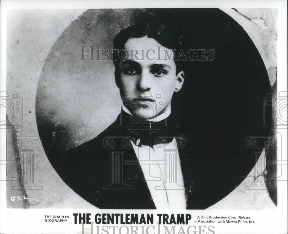 1978 Press Photo Charlie Chaplin in The Gentleman Tramp Biography Film - Historic Images