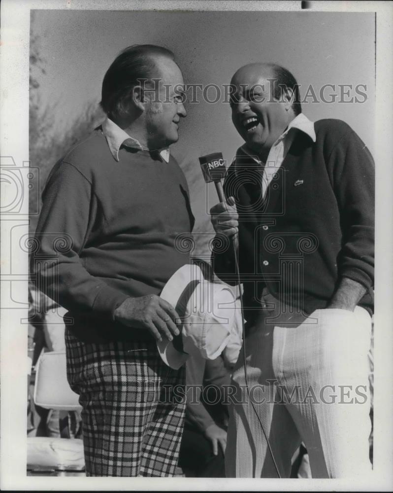 1977 Press Photo Bob Hope and Joe Garagiola - cvp18159 - Historic Images