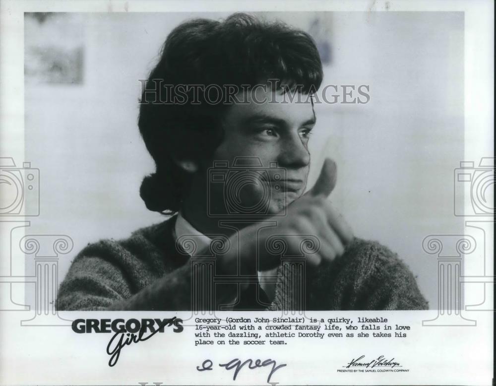 1982 Press Photo Gordon John Sinclair in Gregory's Girl - cvp08904 - Historic Images