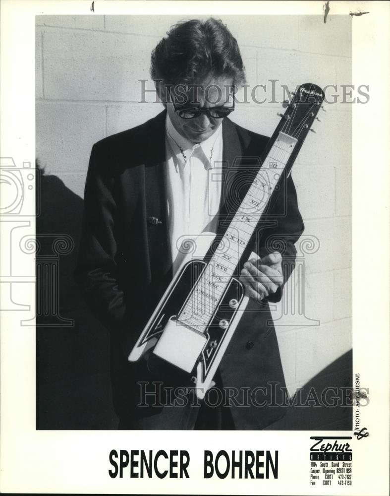 1997 Press Photo Spencer Bohren Roots Musician Singer Songwriter - cvp01254 - Historic Images