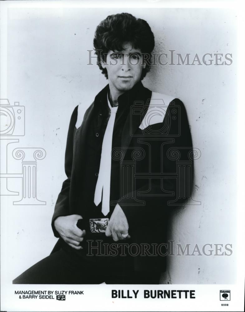 1980 Press Photo Billy Burnette Guitarist Singer Songwriter - cvp00054 - Historic Images