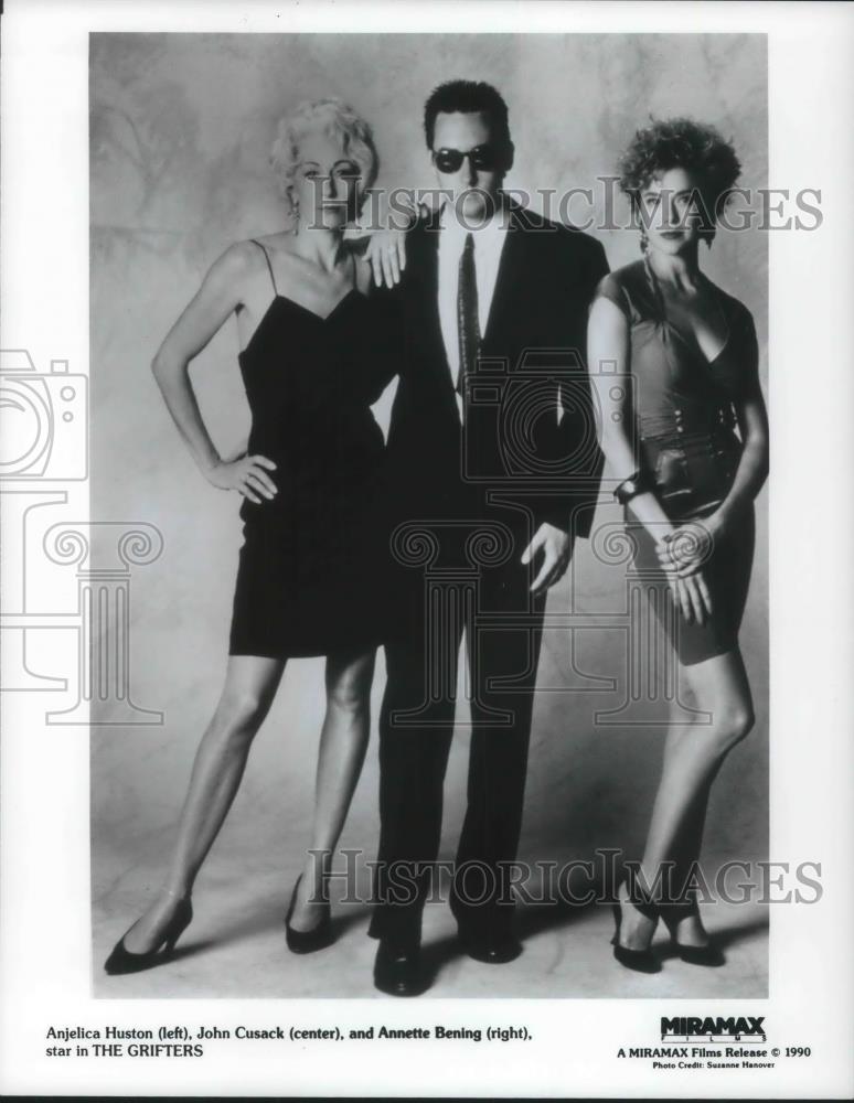 1990 Press Photo Anjelica Huston &amp; John Cusak in The Grifters - cvp11254 - Historic Images