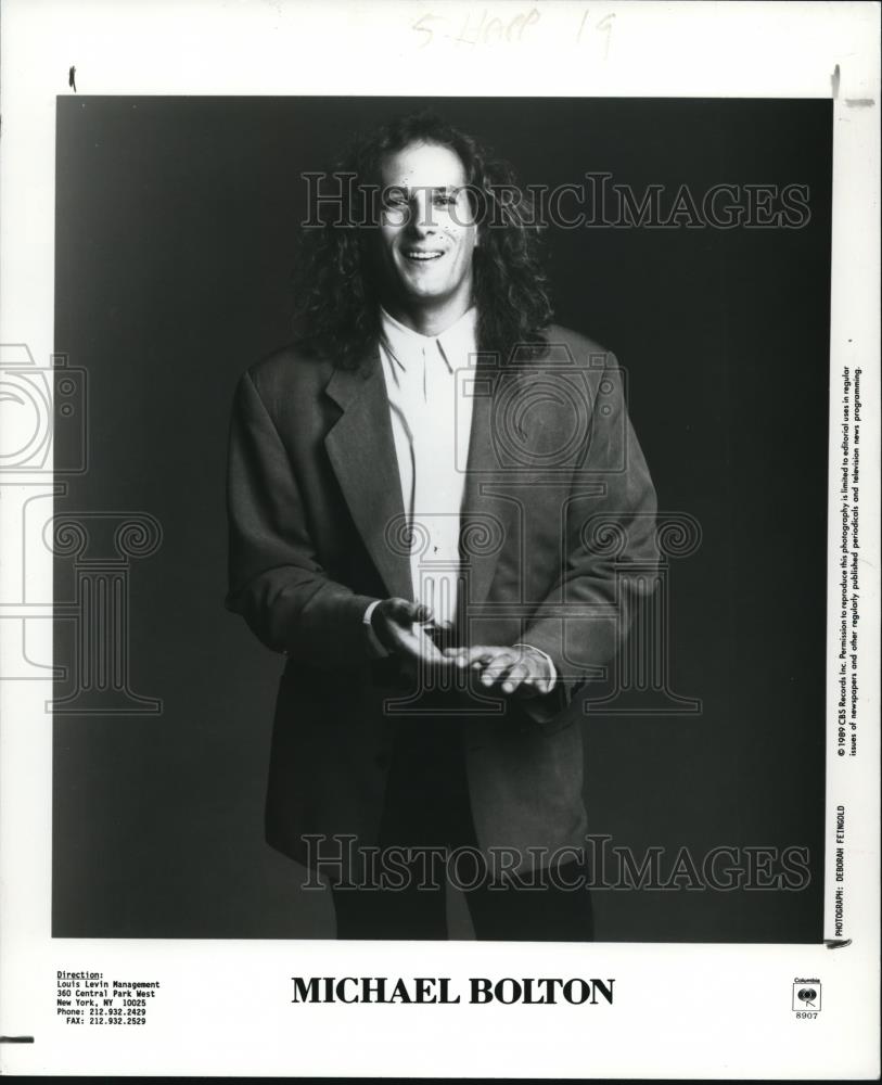 1990 Press Photo Michael Bolton - cvp00945 - Historic Images