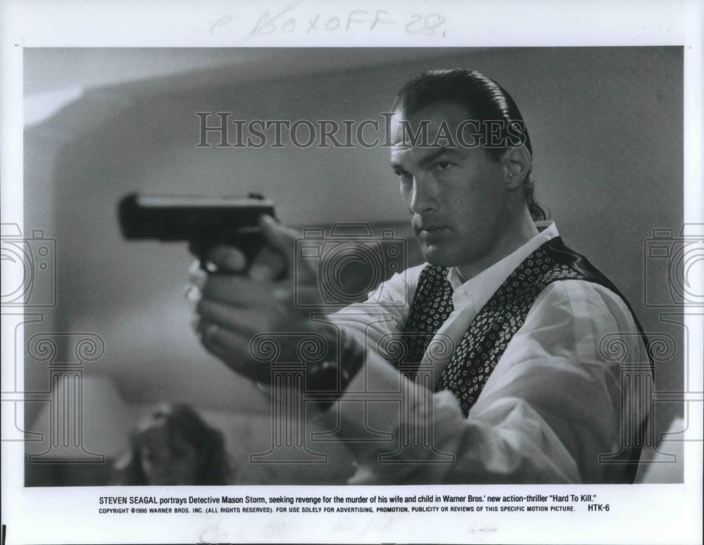 1990 Press Photo Steven Seagal in Hard to Kill - cvp08971 - Historic Images