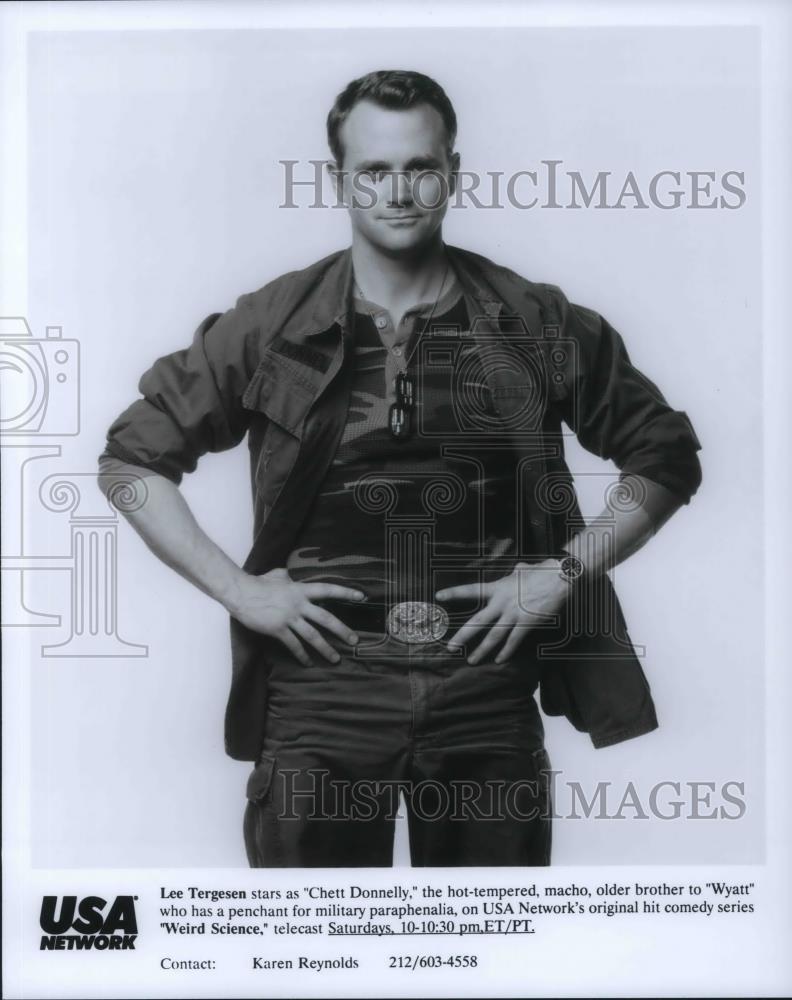 Press Photo Lee Tergesen as Chett Donnelly in Weird Science - cvp19691 - Historic Images