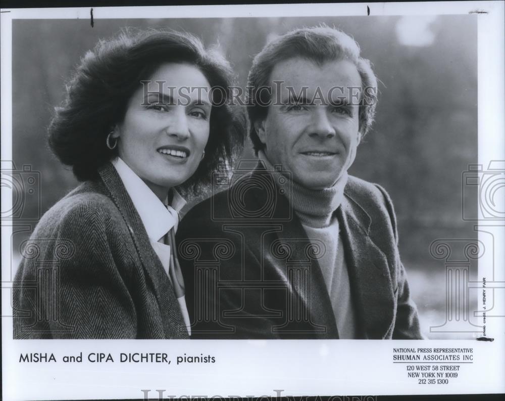 1992 Press Photo Misha and Cipa Dicther Pianists - cvp03072 - Historic Images