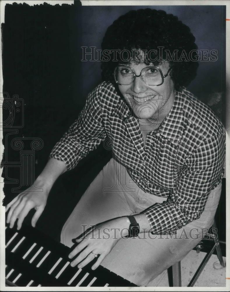 1978 Press Photo Lucille Gruber harpschordist - cvp17755 - Historic Images