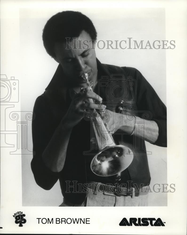 1980 Press Photo Tom Browne Jazz Trumpeter Musician - cvp00186 - Historic Images