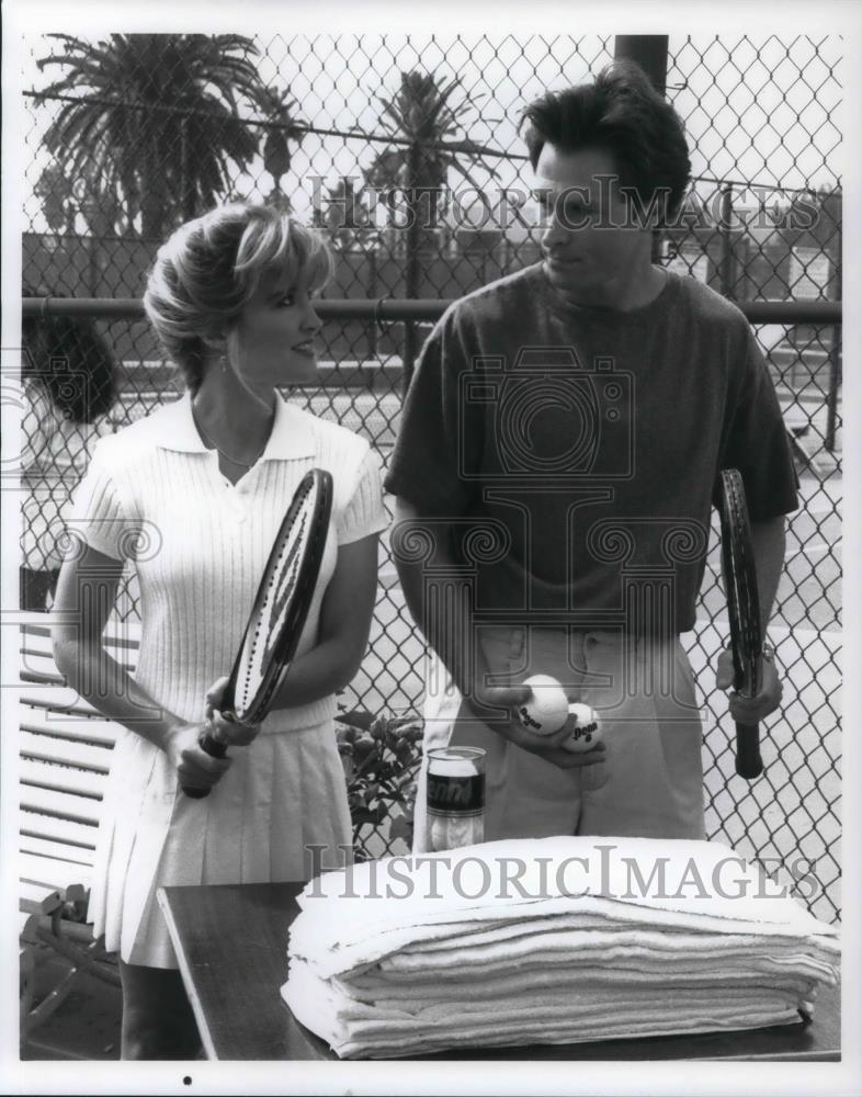1990 Press Photo Crystal Bernard & Tim Daly in Wings - cvp19707 - Historic Images