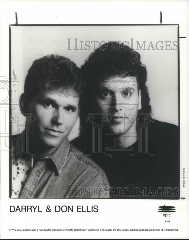 1993 Press Photo Darry &amp; Don Ellis Country Music Duo - cvp04615 - Historic Images