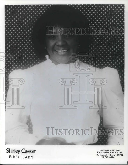 1988 Press Photo Shirley Caesar - cvp07930 - Historic Images