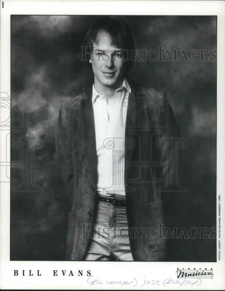 1985 Press Photo Bill Evans Jazz Saxophone Player Songwriter Composer - Historic Images