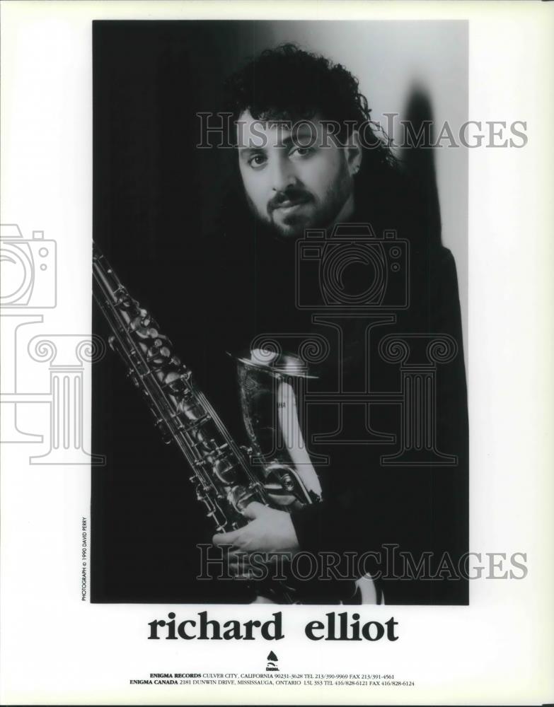 1991 Press Photo Richard Elliot Musician - cvp04605 - Historic Images