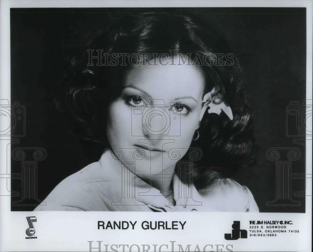1978 Press Photo Randy Gurley Country Music Singer - cvp17880 - Historic Images