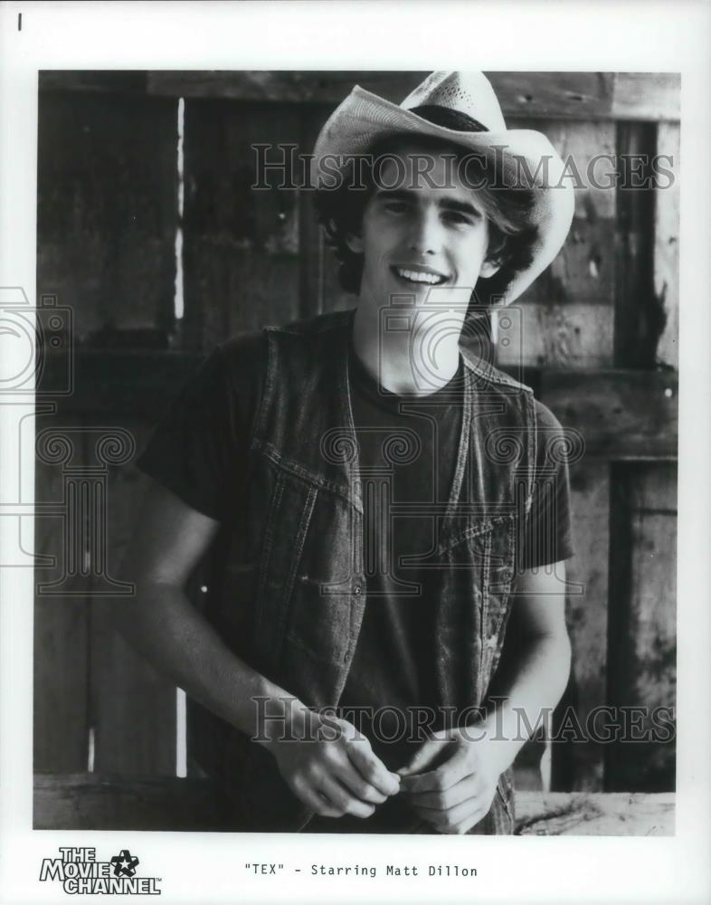 1985 Press Photo Matt Dillon in Tex - cvp09585 - Historic Images