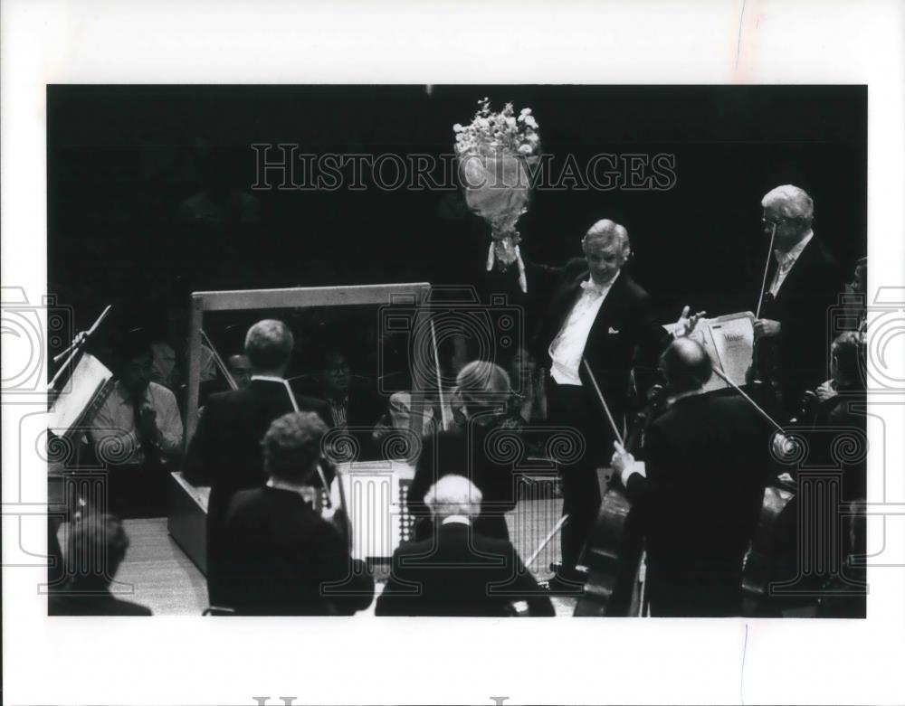 1993 Press Photo Christopher von Dohnany Cleveland Orchestra - cvp04893 - Historic Images