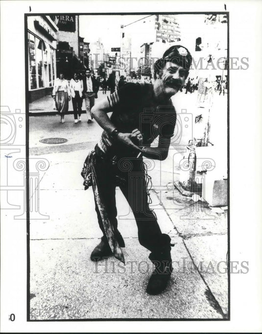 1985 Press Photo Flo Fox Photograph the Village Resident in 1980 - cvp13394 - Historic Images