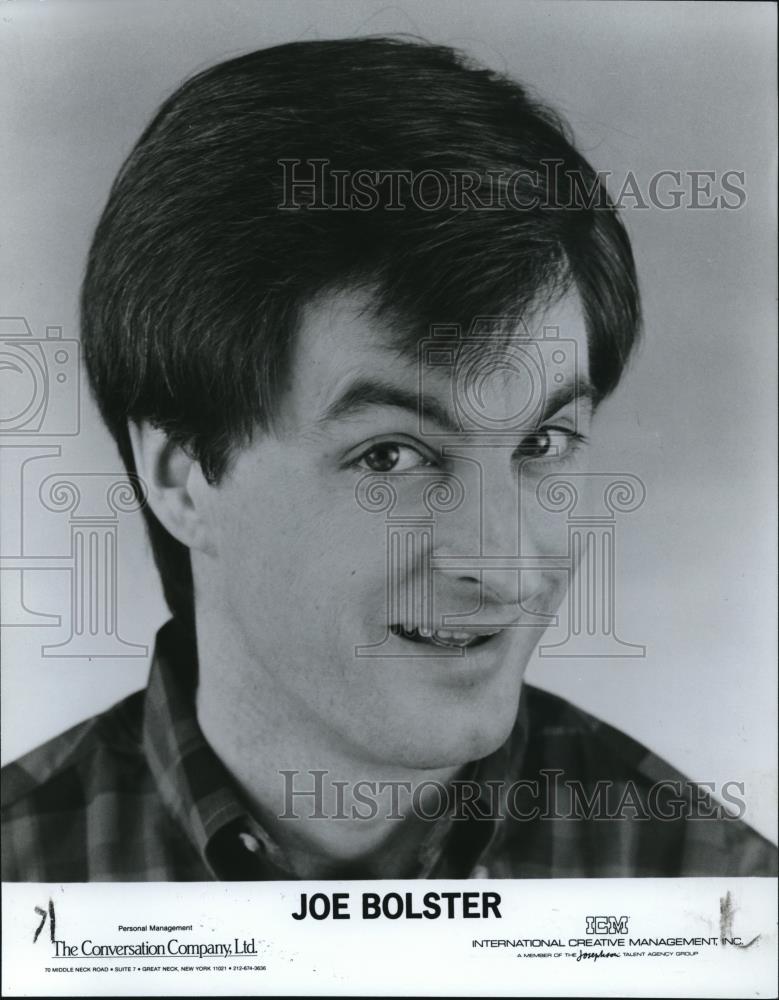 1985 Press Photo Joe Bolster Comedian - cvp01232 - Historic Images
