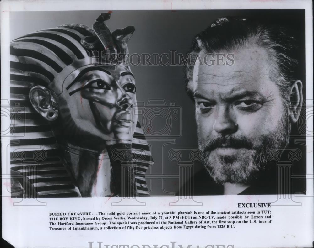 Press Photo Tut: The Boy King Hosted by Orson Welles - cvp18985 - Historic Images