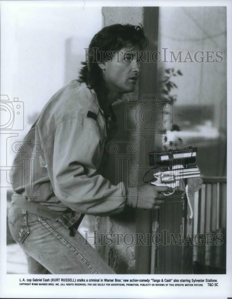 1991 Press Photo Kurt Russell stars in Tango &amp; Cash - cvp11389 - Historic Images