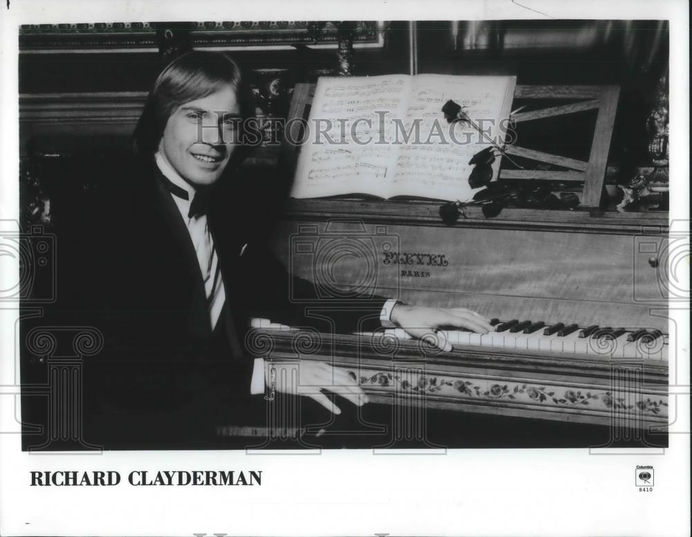 1985 Press Photo Richard Clayderman Classical Concert Pianist - cvp02768 - Historic Images
