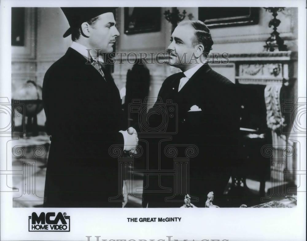 1988 Press Photo Brian Donlevy and Akim Tamiroff star in The Great McGinty - Historic Images