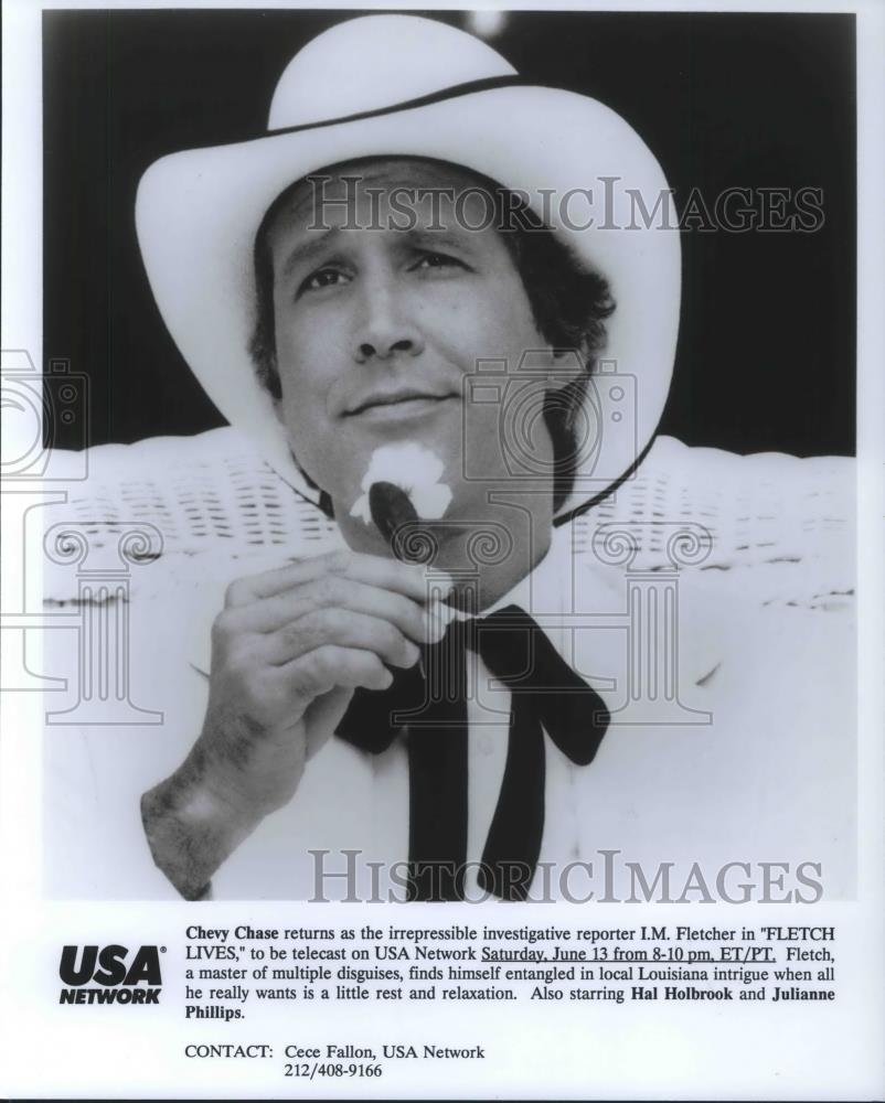 1992 Press Photo Chevy Chase in Fletch Lives - cvp07118 - Historic Images