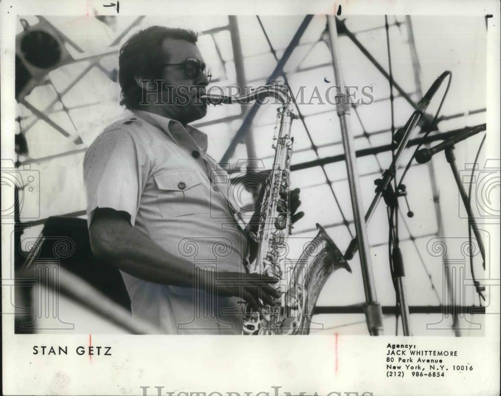 1980 Press Photo Stan Getz Jazz Saxophone Player - 275 - cvp11647 - Historic Images