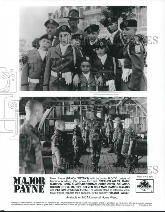 1996 Press Photo Damon Wayans Stephen Wiles Mark Madison Joda Blaire-Hersman - Historic Images