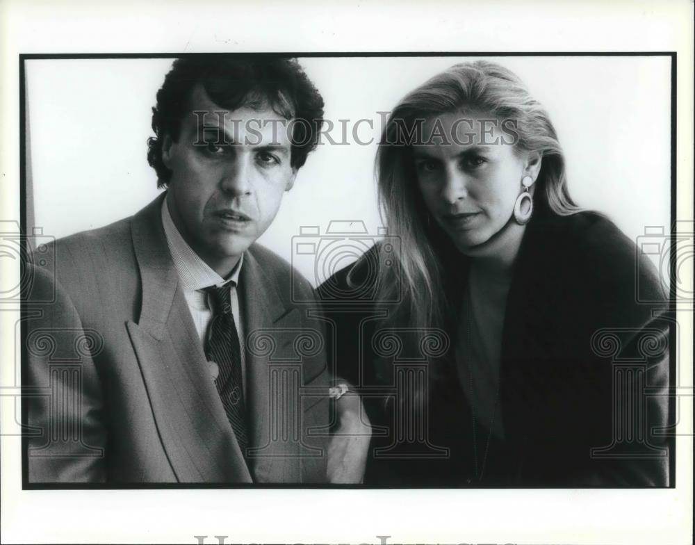 1991 Press Photo Sam and Libby Edelman Shoe Designer - cvp05002 - Historic Images