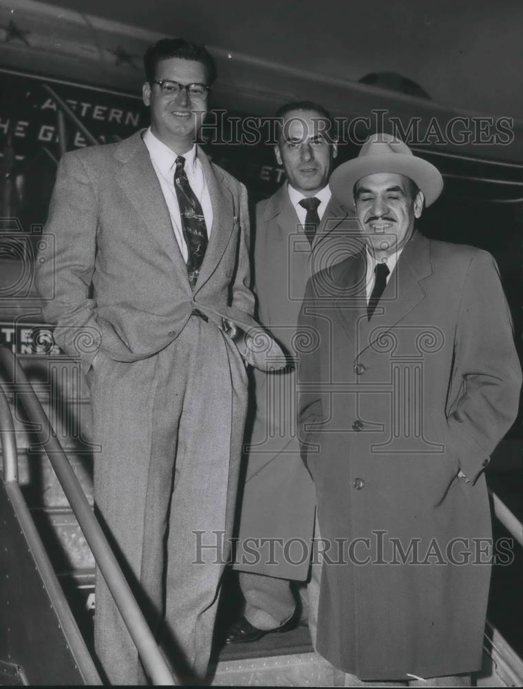 1962 Press Photo Ray Dorsey &amp; Alan Silverman &amp; Anthony Alirozze Newsmen - Historic Images