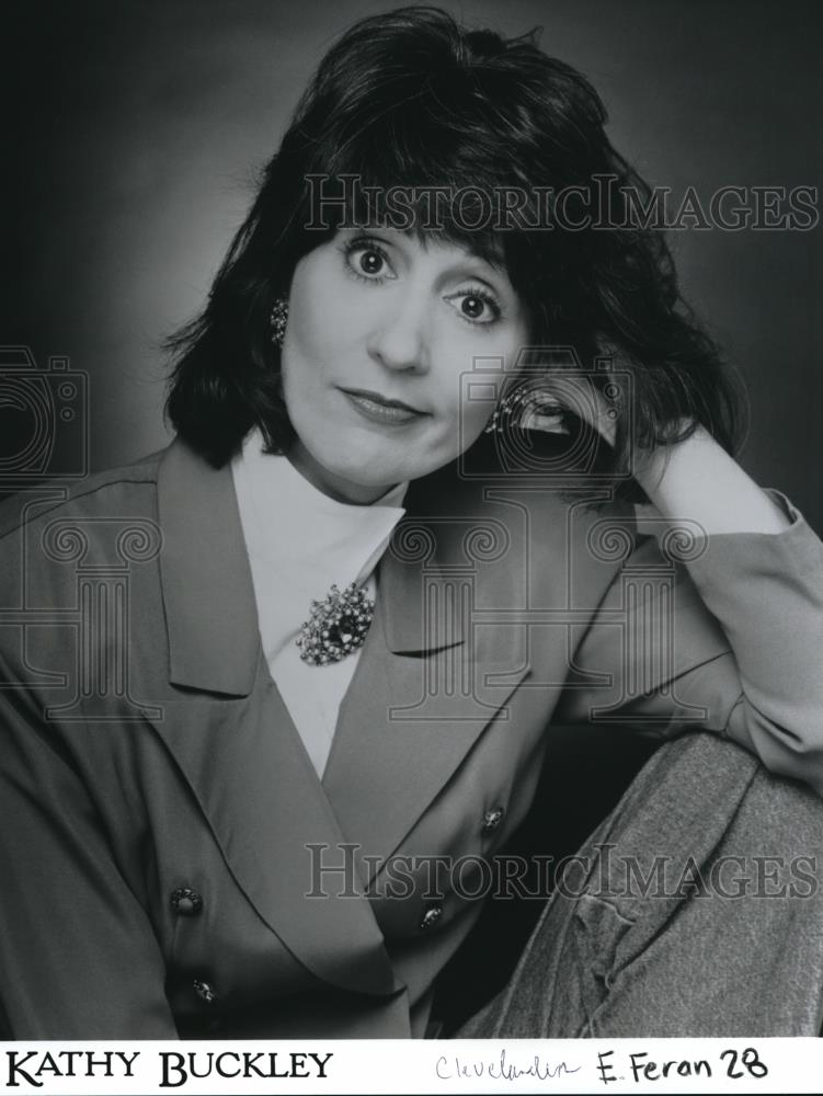 1994 Press Photo Kathy Buckley Comedienne Motivational Speaker - cvp00371 - Historic Images