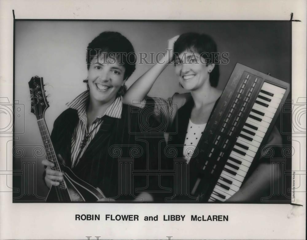 1990 Press Photo Robin Flower &amp; Libby Mclaren - cvp15150 - Historic Images