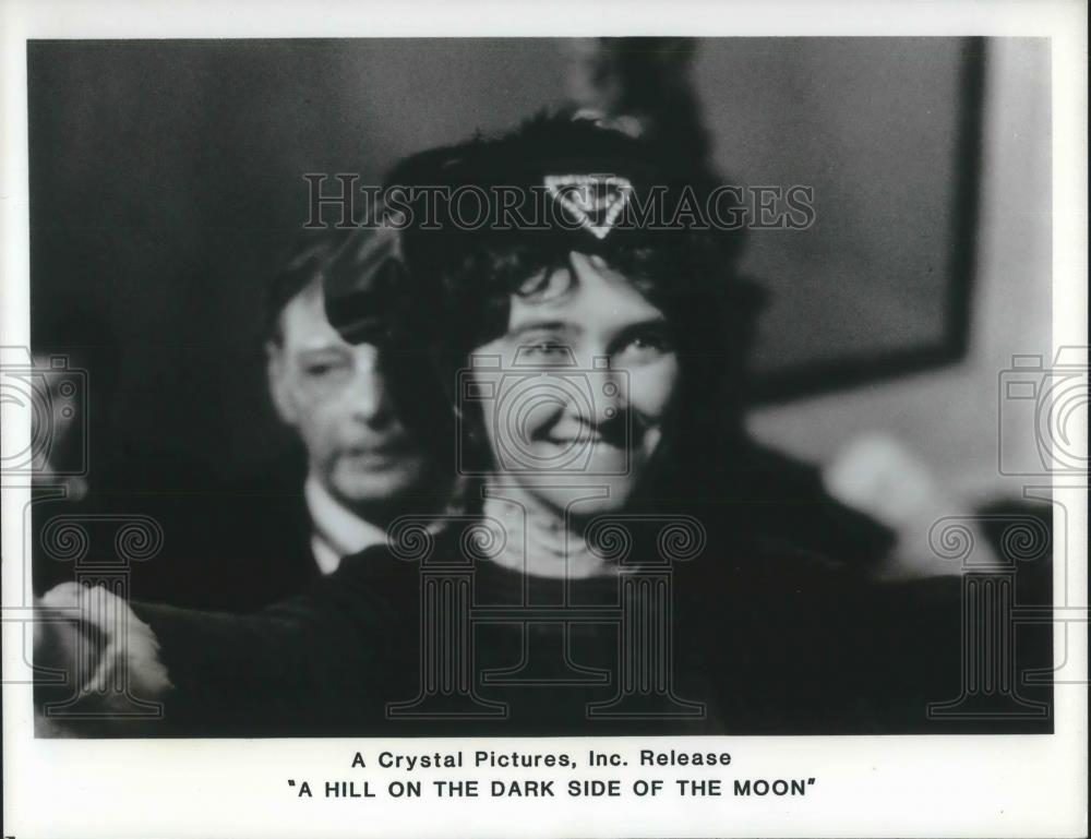 1987 Press Photo Gunilla Nyroos stars in A Hill on the Dark Side of the Moon - Historic Images